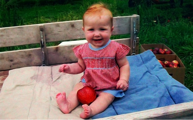 Baby with Apple